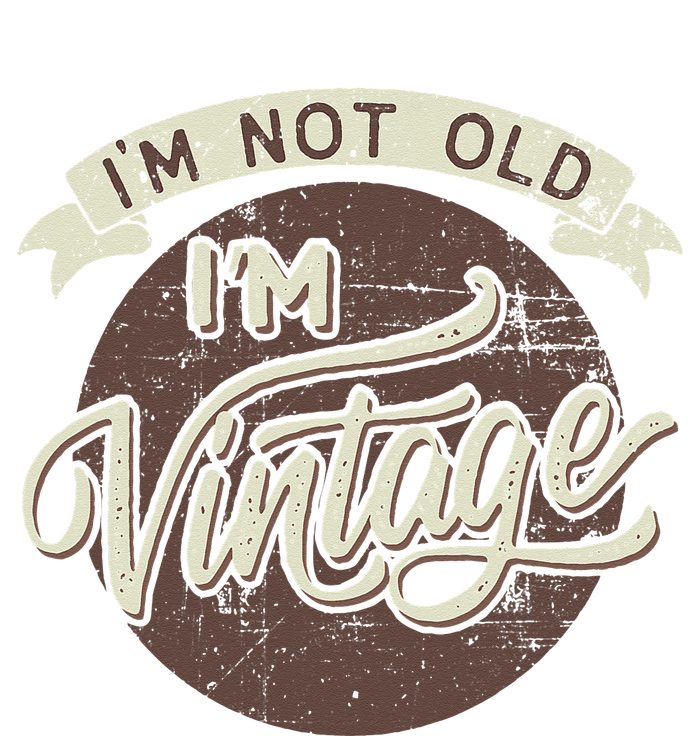 Not Old Vintage Funny Old Man Funny Dad Valucap Bio-Washed Visor