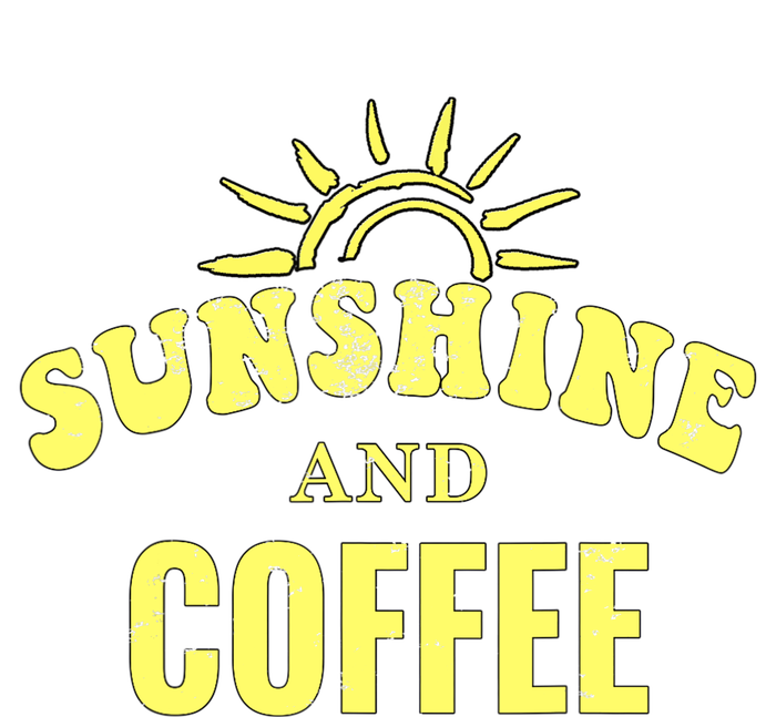 Coffee Lovers | Sunshine and Coffee Retro Style Mothers Day PosiCharge Competitor Tank