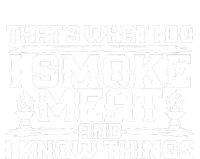 I Smoke Meat And I Know Things Grilling BBQ Lovers T-Shirt