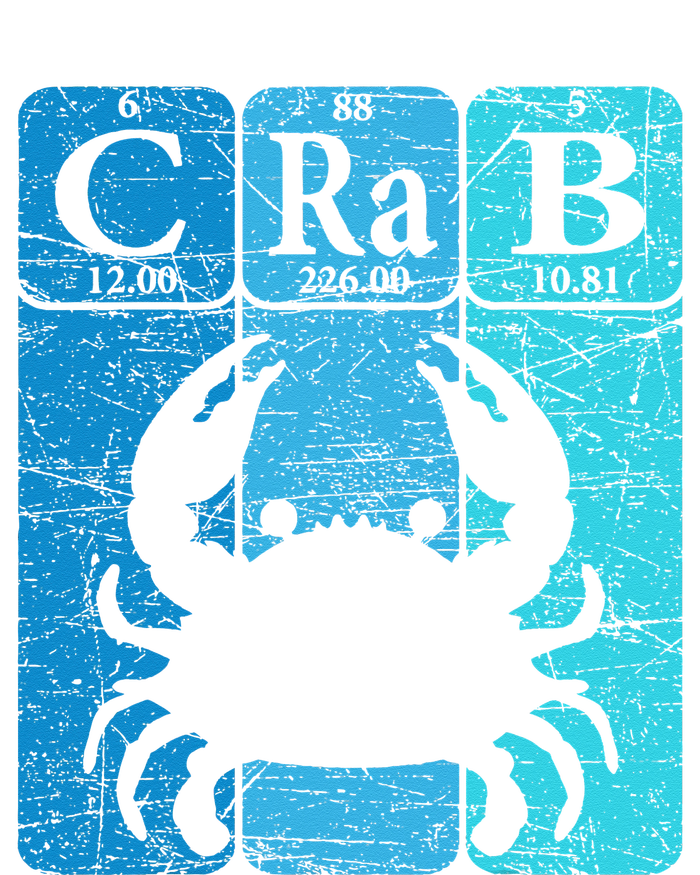 Crab Periodic Table Elements Seafood Crabbing Retro Crabber PosiCharge Competitor Tank