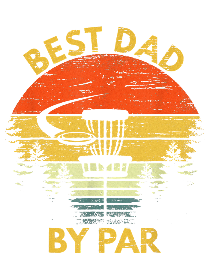 Vintage Best Dad By Par Disc Golf Fathers Day Gift T-Shirt