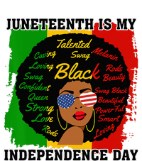 Juneteenth Is My Independence Day Black Black Queen Long Sleeve Shirt