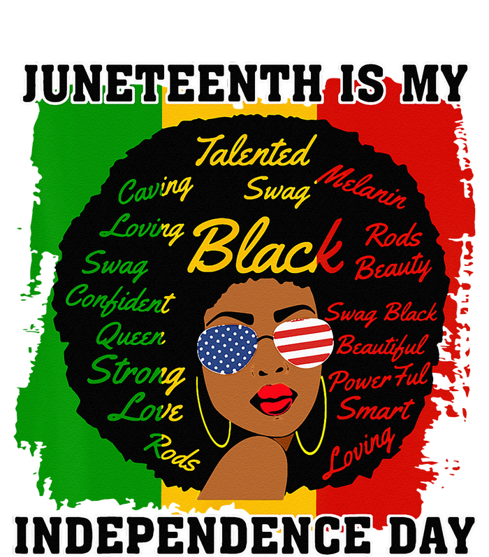 Juneteenth Is My Independence Day Black Black Queen Long Sleeve Shirt