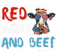 red white and beef 4th Of July cattle cow  T-Shirt