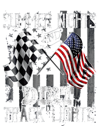 Summer Nights And Dirt Track Lights Sprint Car Racing Flexfit Unipanel Trucker Cap