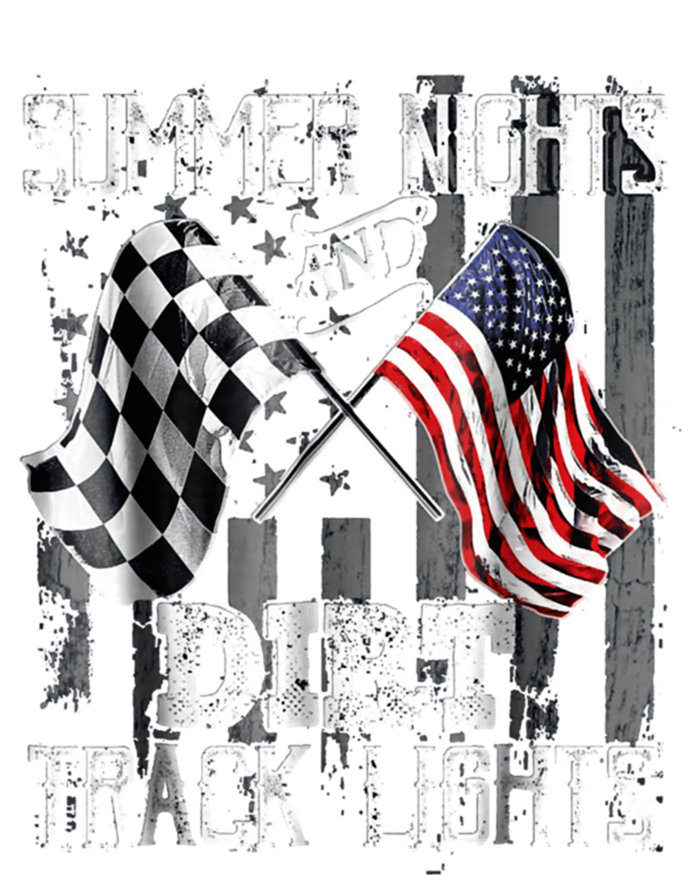 Summer Nights And Dirt Track Lights Sprint Car Racing Flexfit Unipanel Trucker Cap