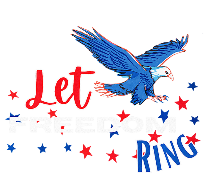 Let Freedom Ring Bald Eagle Patriotic Independence Day  T-Shirt