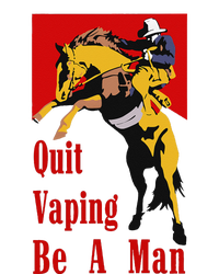 Quit Vaping Be A Man Vintage Retro Quit Vaping Be A Man Pajama Set