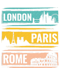 London Paris Rome World Traveler Hooded Wearable Blanket