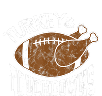 Turkey and Touchdowns Funny Thanksgiving Football T-Shirt