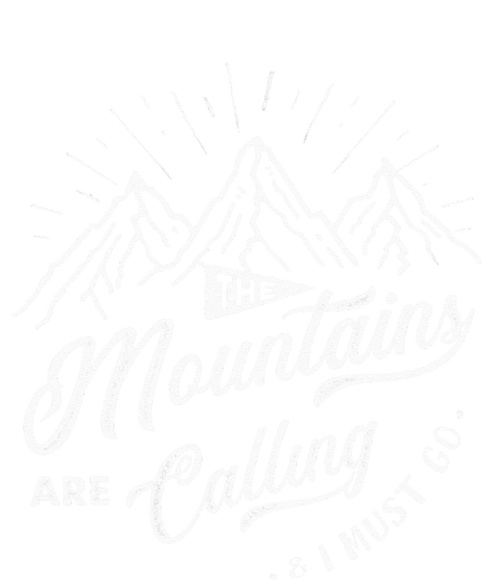 The Mountains Are Calling And I Must Go Funny Camping T-Shirt