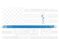 American Flag USA Advanced EMT AEMT Medical Technician T-Shirt