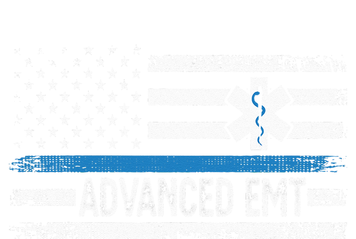 American Flag USA Advanced EMT AEMT Medical Technician T-Shirt