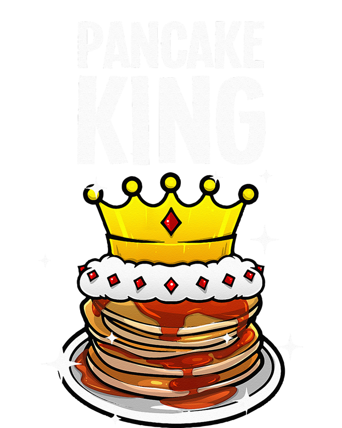 Funny Pancake King Design For Pancake Lover Performance Fleece Hoodie