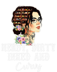 Inked Tattoo Lover Nerdy Dirty And Curvy Tattooed Womens California Wash Sweatshirt