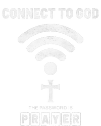 Connect To God The Password Is Prayer Kids Hoodie