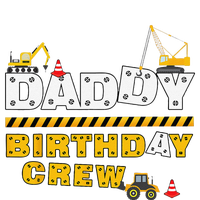 Daddy Birthday Crew Construction Family Birthday Party Yupoong Adult 5-Panel Trucker Hat