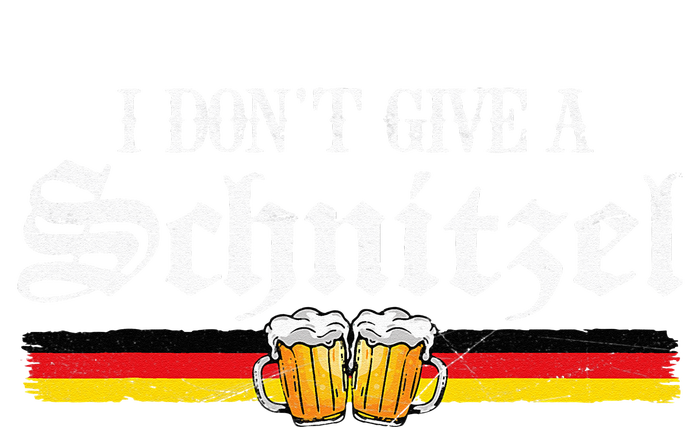 I Dont Give A Schnitzel Funny Oktoberfest German Women's Tri-Blend 3/4-Sleeve Raglan Shirt