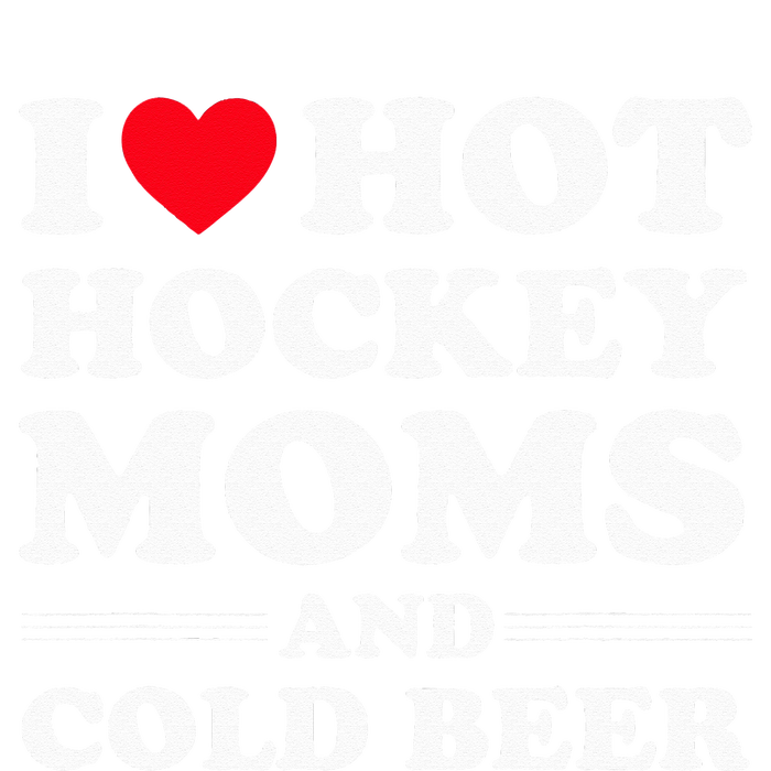 Funny Hockey I Love Hot Hockey Moms And Cold Beer USA-Made Doggie Bandana