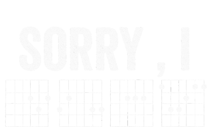 Hidden Message Sorry IDGAF Chords Guitar T-Shirt