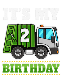 Funny 2 Years Old Garbage Truck 2nd Birthday Party T-Shirt