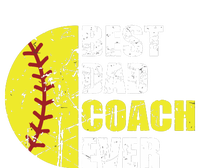 Softball Best Dad Coach Ever Retro Father Softball Coach Dad Long Sleeve Shirt