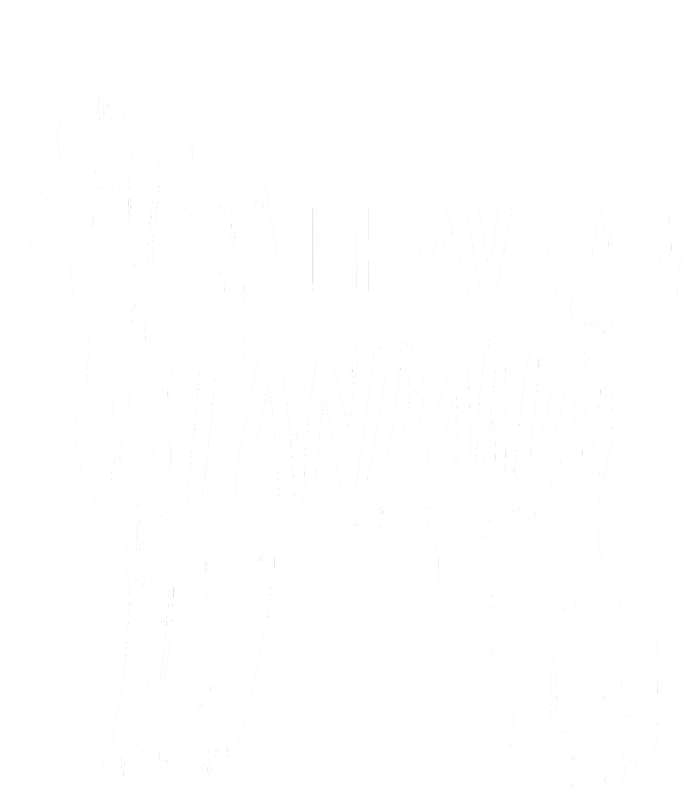 I Have Standards Poodle Funny Humor Pet Dog Lover Owner Gift Cooling Performance Long Sleeve Crew