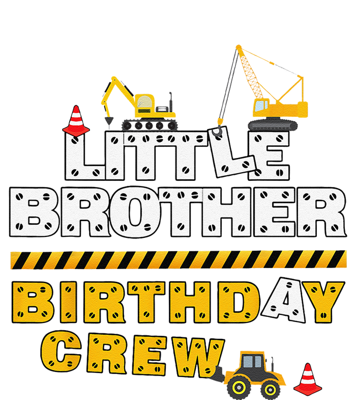 Little Brother Birthday Crew Construction Family Birthday T-Shirt