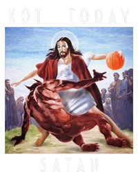 Not Today Satan Jesus Vs Satan In Basketball Cooling Performance Crew T-Shirt