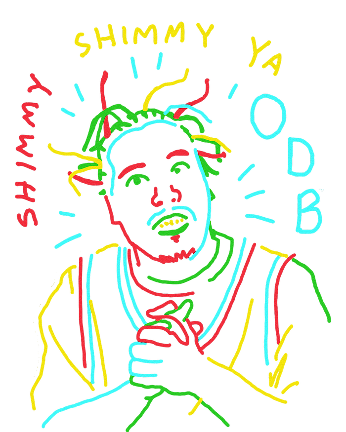 Ol Dirty Bastard Shimmy Shimmy Ya Doodle T-Shirt