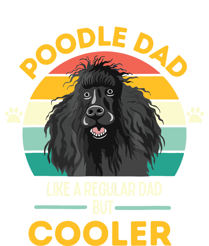 Poodle Dad Like A Regular Dad But Cooler Men Outfit V-Neck T-Shirt