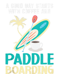 Paddleboard And Coffee Standup Paddleboarding Caffeine T-Shirt