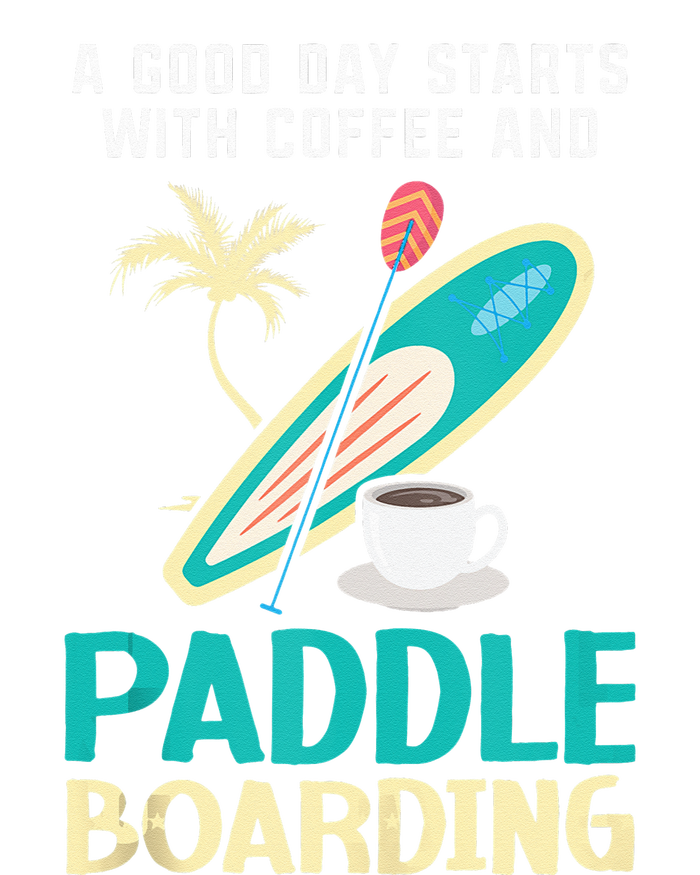 Paddleboard And Coffee Standup Paddleboarding Caffeine T-Shirt