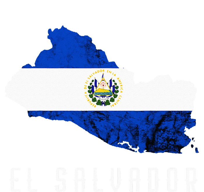 El Salvador Republica De El Salvador Map Salvadorean USA-Made Snowflake Beanie