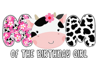 Funny Cow Mom Of The Birthday Girl Cow Farm Birthday Family T-Shirt