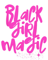 Hot Pink Black Girl Magic Stars Melanin Black Queen Woman T-Shirt