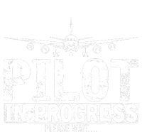 Funny Copilot Gift Flight Pilot In Progress Future Pilot Womens California Wash Sweatshirt