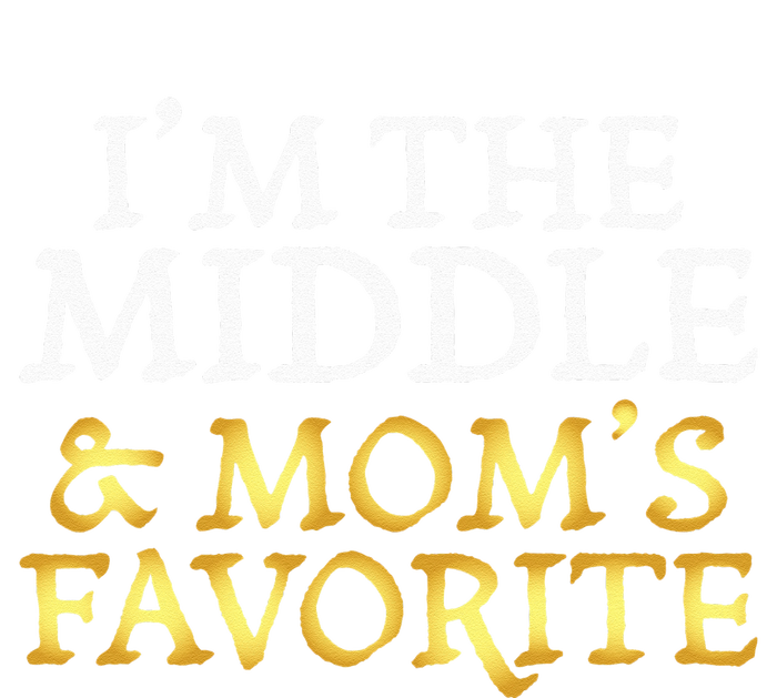 Im The Middle And Moms Favorite Funny Sibling Kids Long Sleeve Shirt