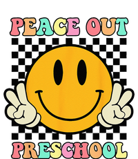 Hippie Peace Out Preschool Teacher Last Day Of School Metallic Star Ornament