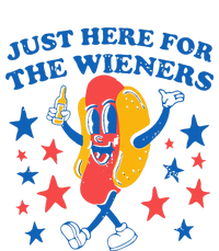 Hot Dog I'm Just Here For The 4Th Of July Women's V-Neck T-Shirt