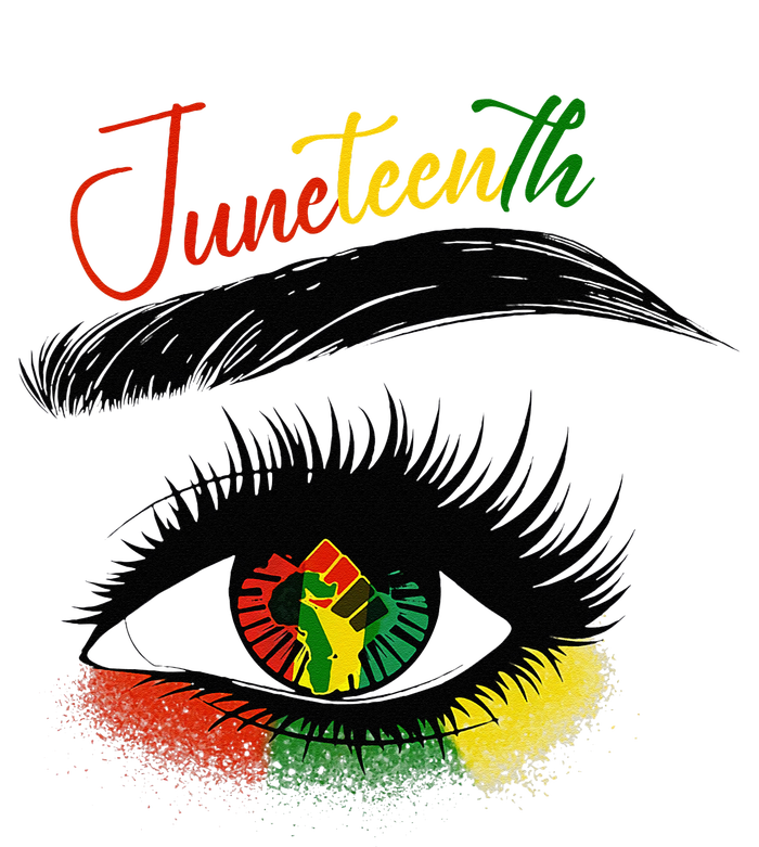 Juneteenth Eye African American Wo Black History Pride T-Shirt