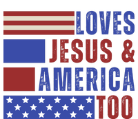 Love Jesus And America Too Women's Perfect Tri Tunic Long Sleeve Shirt