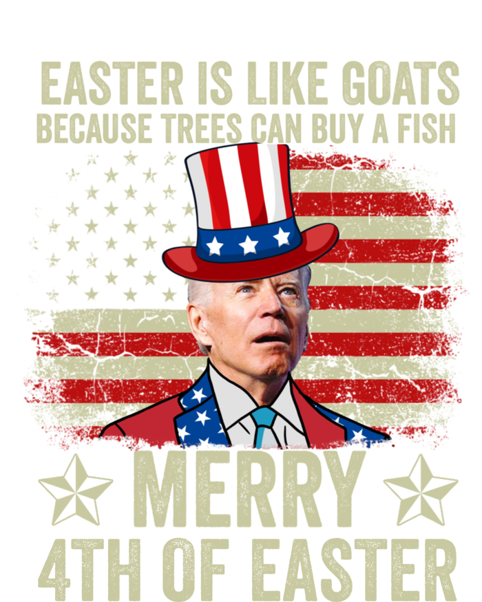 Anti Joe Biden Merry 4th Of Easter 4th Of July T-Shirt