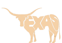 Texas Longhorn Word Art - Cool Animal Magnet