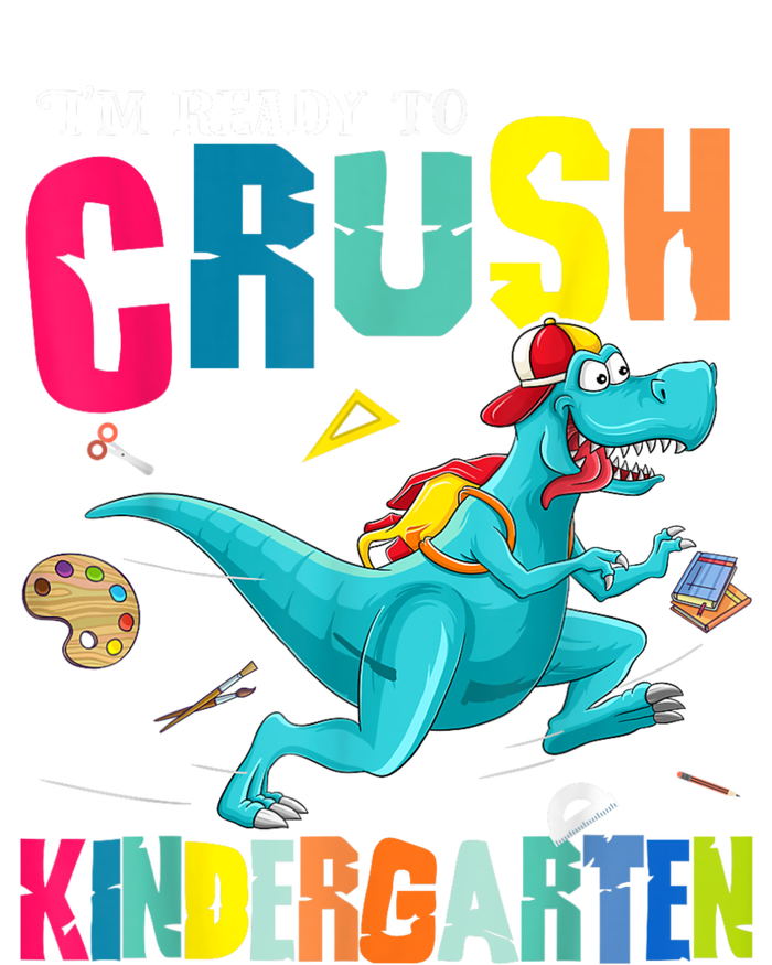 Im Ready To Crush Kindergarten Dinosaur Back To School Cooling Performance Long Sleeve Crew