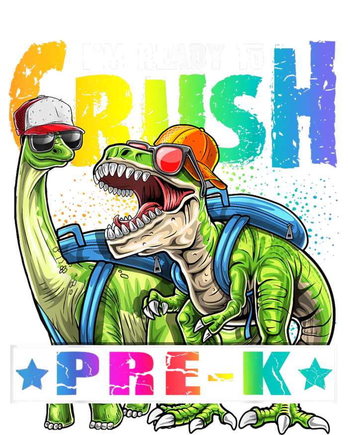 Ready To Crush PreK Dinosaur Backpack Back To School Boy Mesh Reversible Basketball Jersey Tank