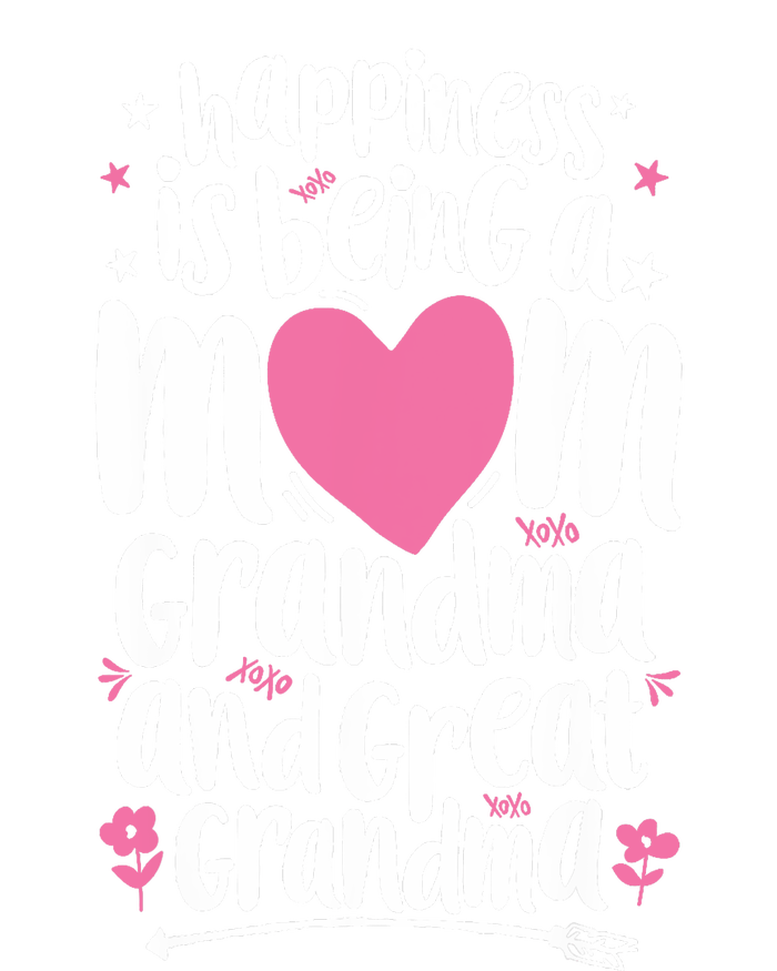 Happiness Is Being A Mom Great Grandma Wo Mother Performance Long Sleeve Polo