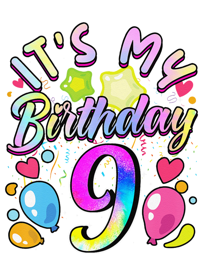 Funny Its My Birthday 9 Years Old 9th Birthday T-Shirt