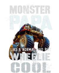 Funny MONSTER TRUCK PAPA Like Normal Dad But Wheelie Cool Softstyle Adult Sport Polo