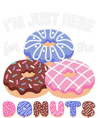 Im Just Here For The Donuts Funny Donut Lover Doughnut Sustainable Beanie